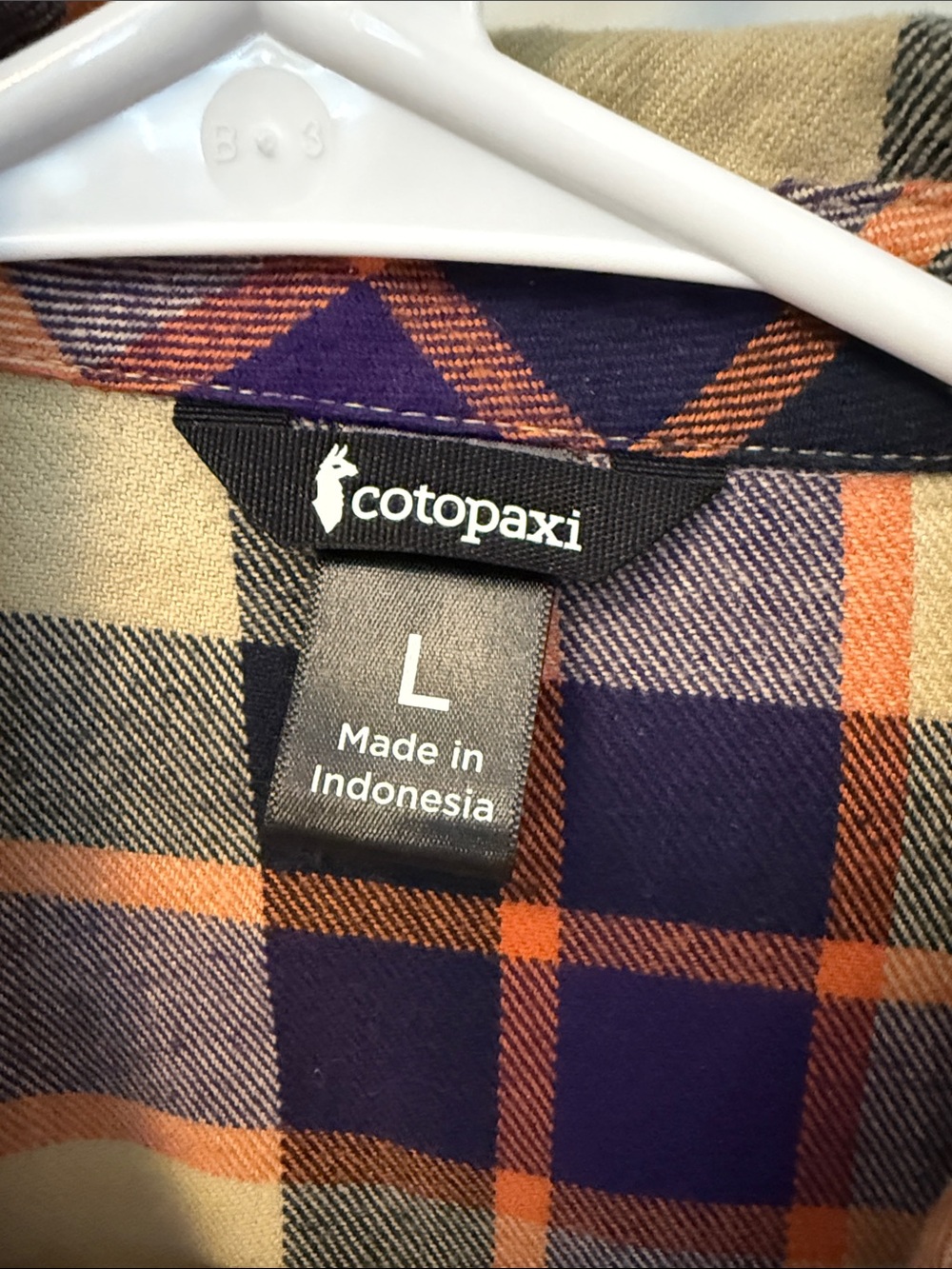 cotopaxi Yellow, Navy & Orange Plaid Button-Down Shirt - Picture 2 of 4